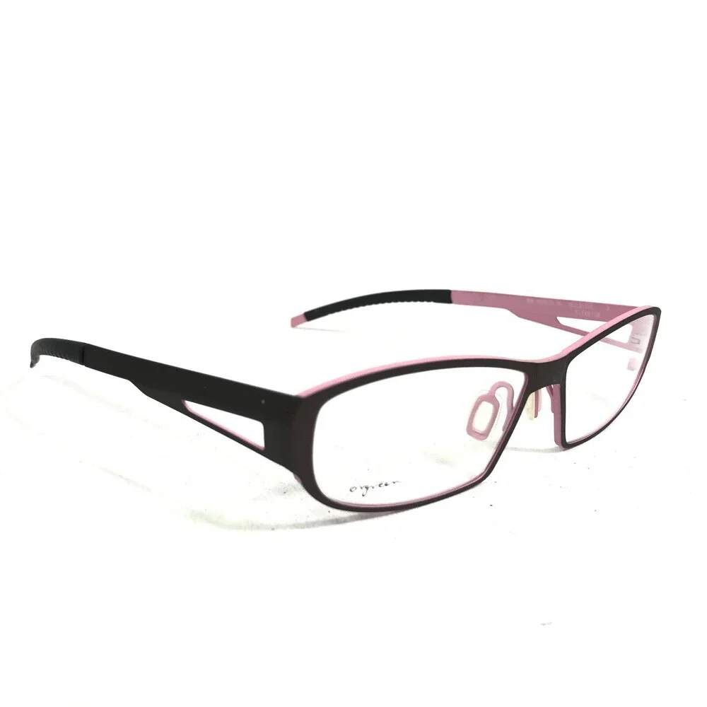Orgreen Eyeglasses Frames HELLDIVER 8 Brown Pink Rectangular 53-15-135